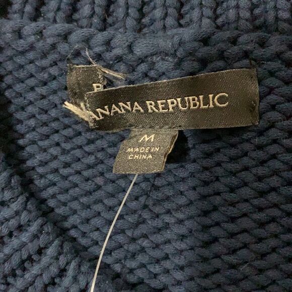 Banana Republic Striped Navy- pink Sweater - Picture 6 of 6